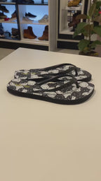 CHINELO DE DEDO PRETO PRINT FLASH SMILEY Z 19062 0036 0001 BRIZZA