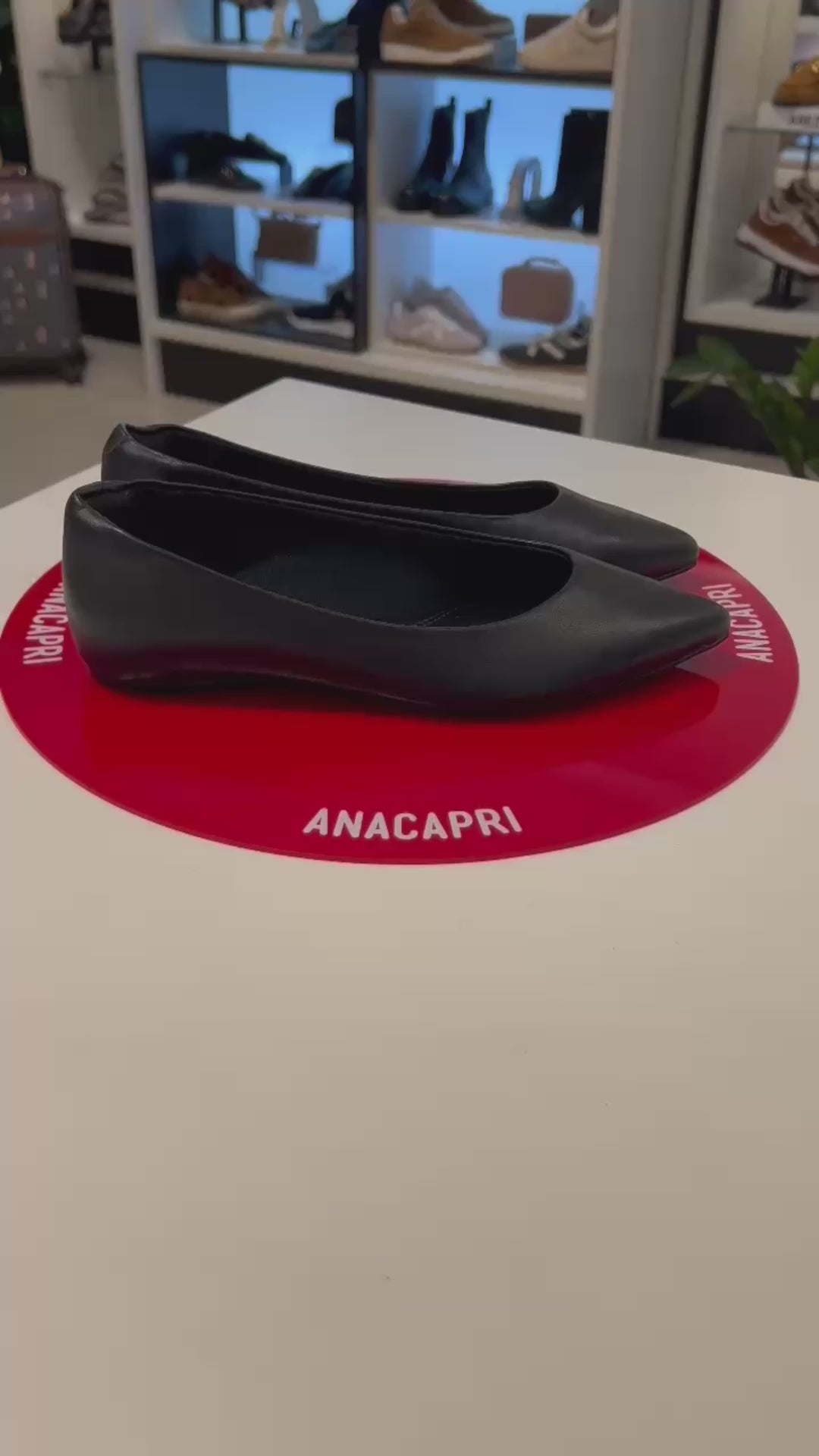 SAPATILHA PRETA BICO FINO C 00290 0001 0085 ANACAPRI