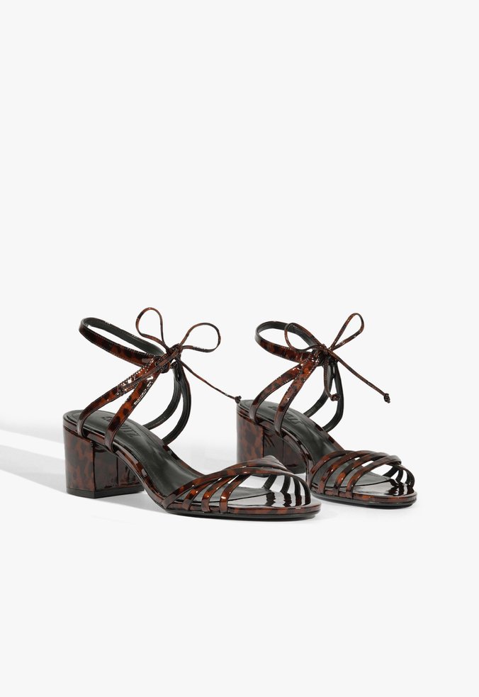 Sandália Salto Bloco Verniz Onça S 20001 0876 0007 Schutz Imagem secundária do produto
